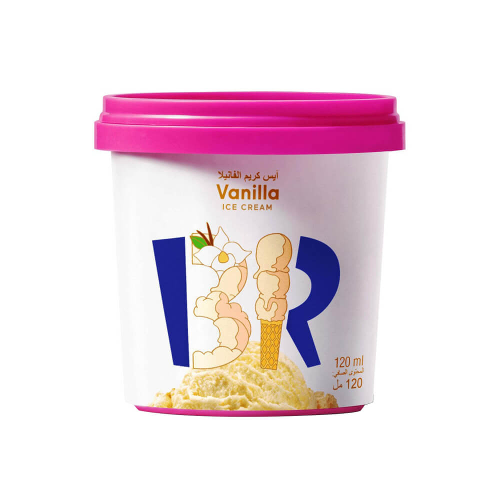 Baskin Robbins Vanilla Ice Cream Cup 120Ml