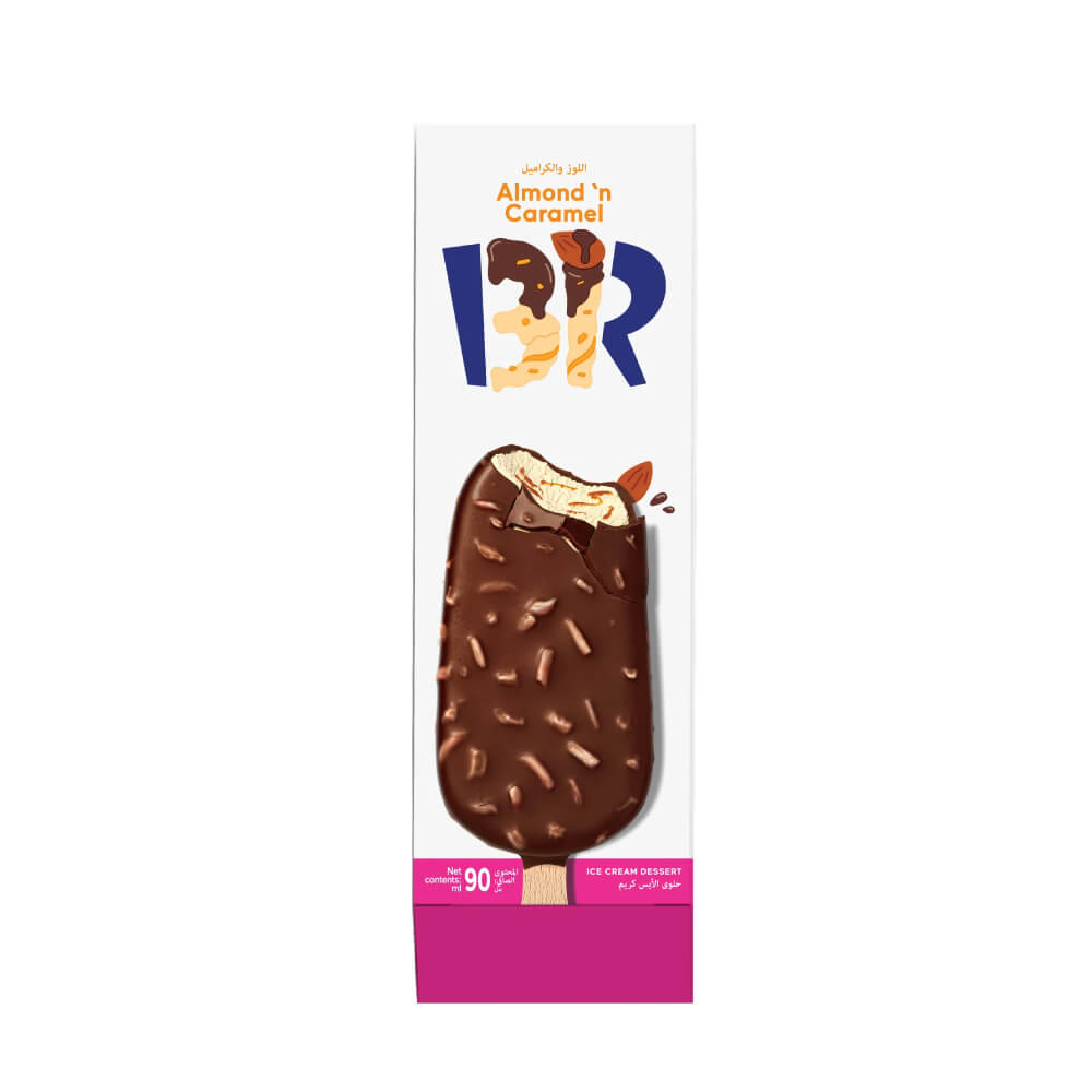 Baskin Robbins Almond N Caramel Ice Cream 90Ml