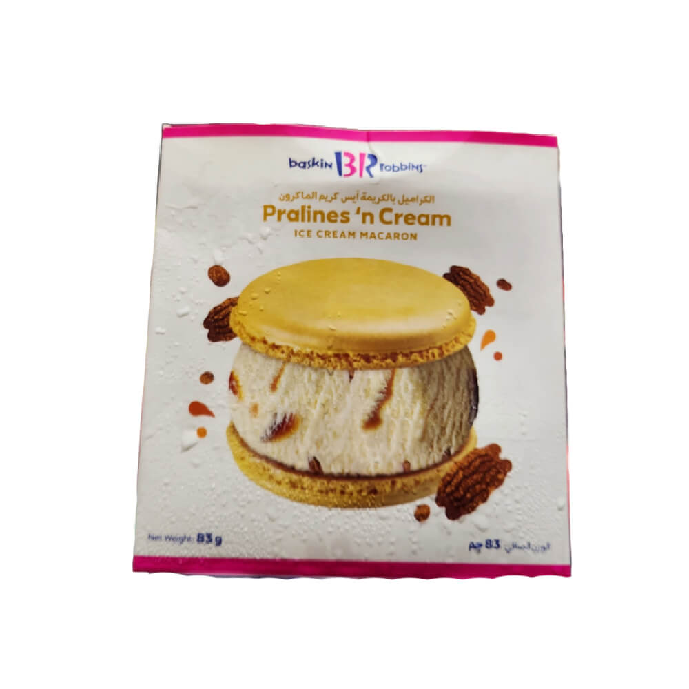 Baskin Robbins Macaron Pralines N Ice Cream 83gm