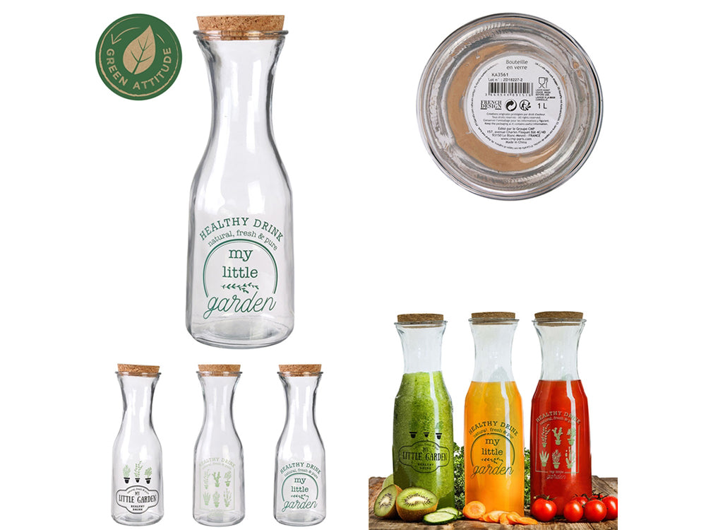 CMP Carafe With Cork Stopper 1L