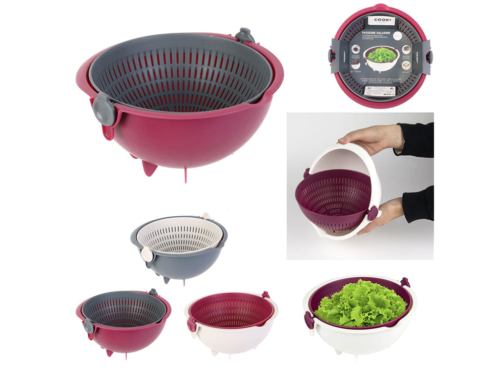 CMP Round Colander & Salad Bowl 2In1