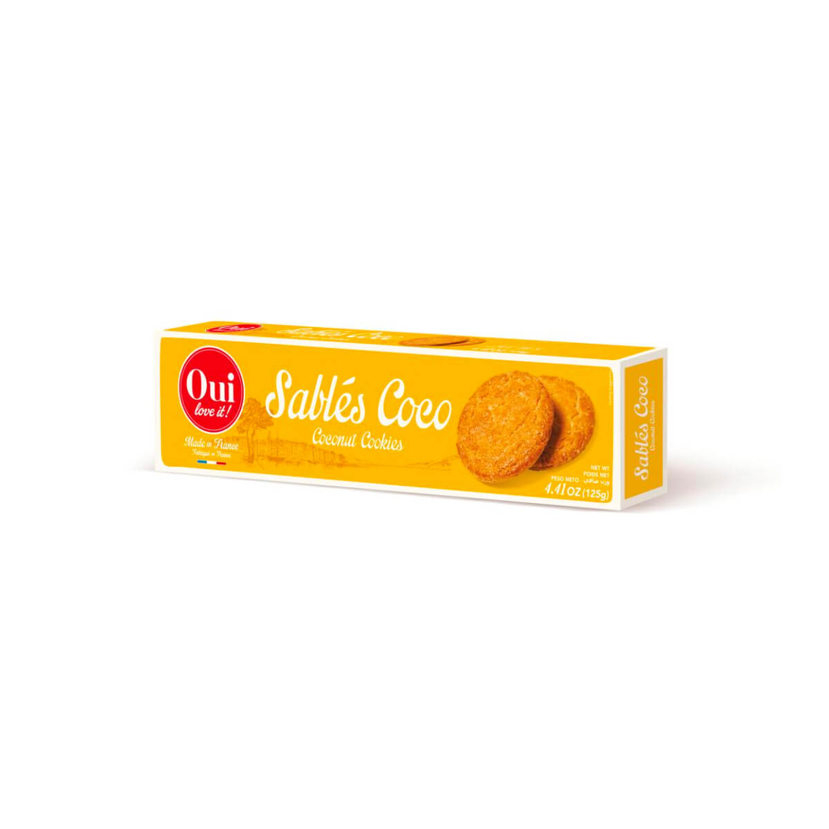 Oui Love It Sable's Coco Coconut Cookies 125g