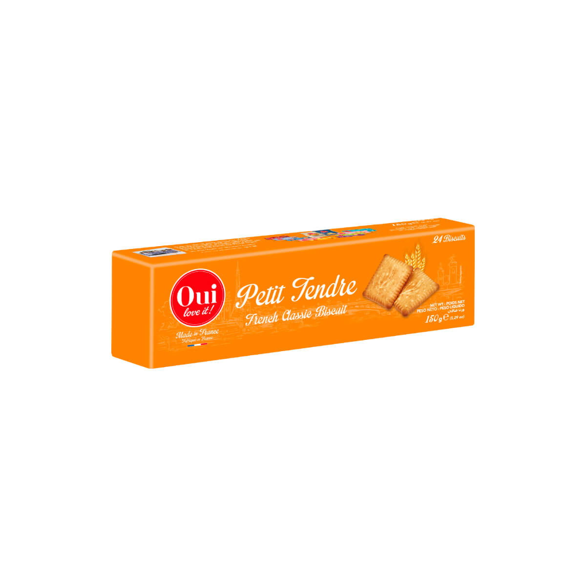 Oui Love It Petit Tendre French Classic Biscuit 150g