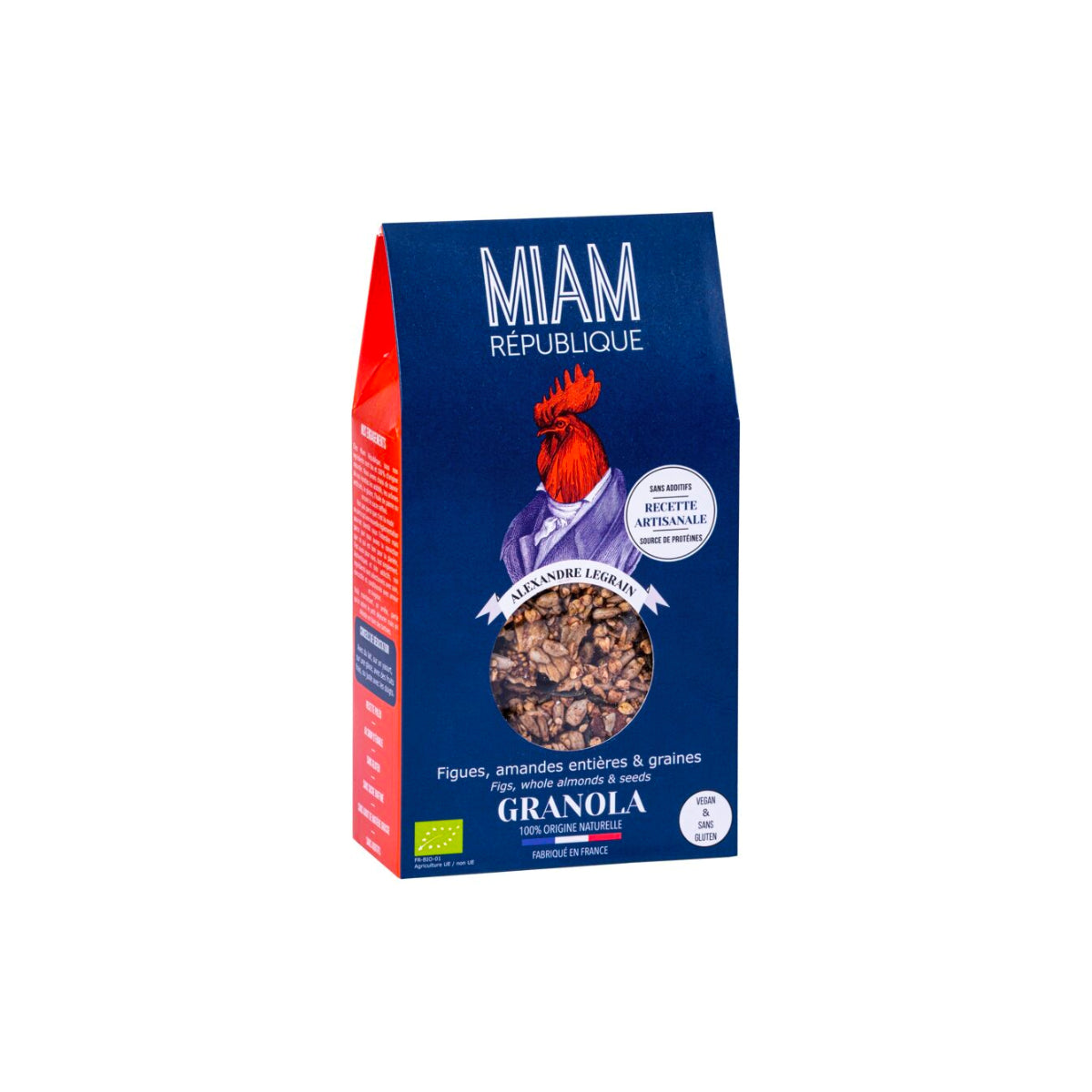Miam Alexandre Legrain Figs Almond & Maple Syrup Granola 370g