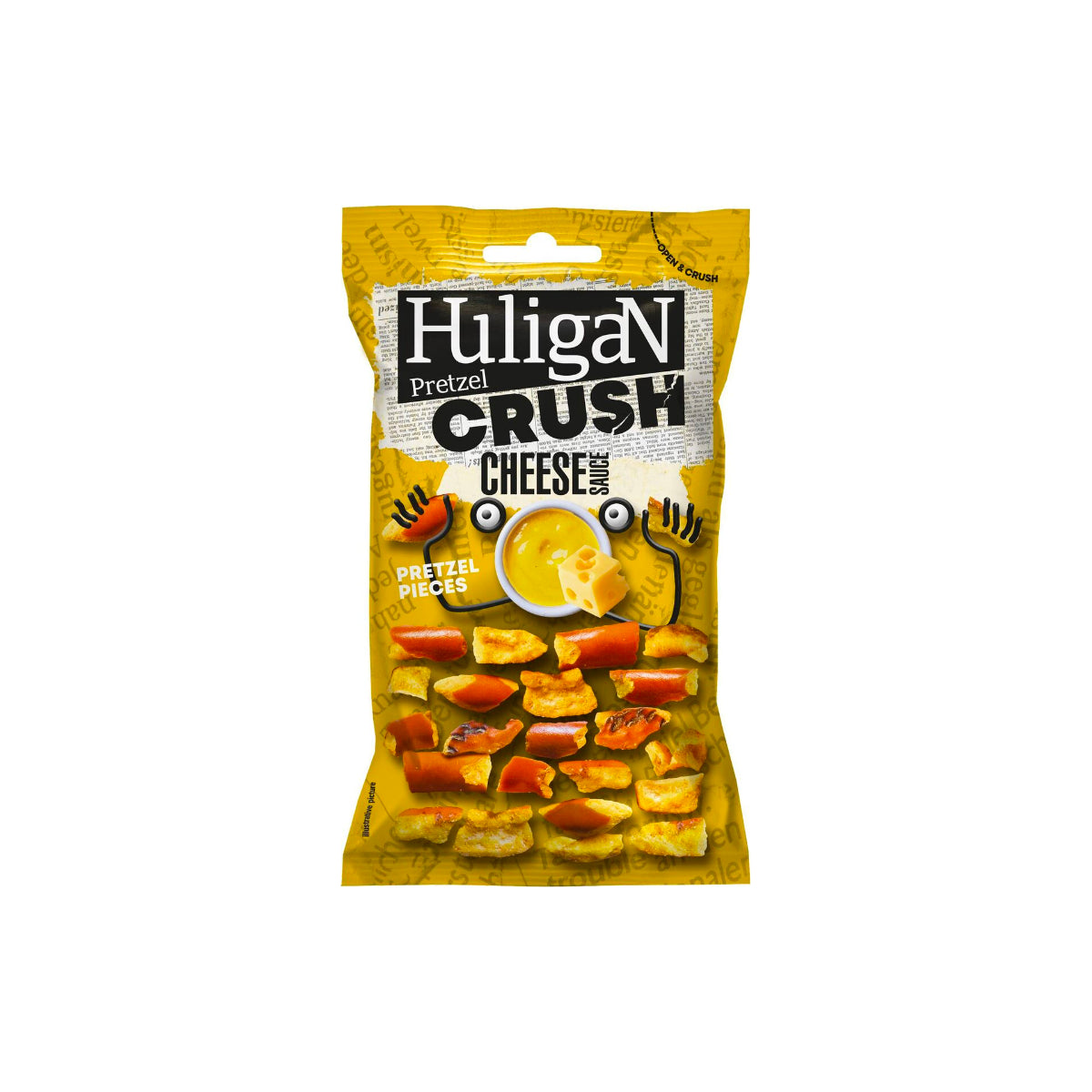 Huligan Crush Cheese Sauce Pretzel 65g