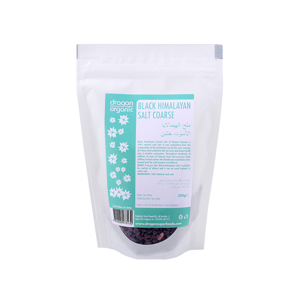 Dragon Superfoods Black Himalayan Salt Coarse 250G