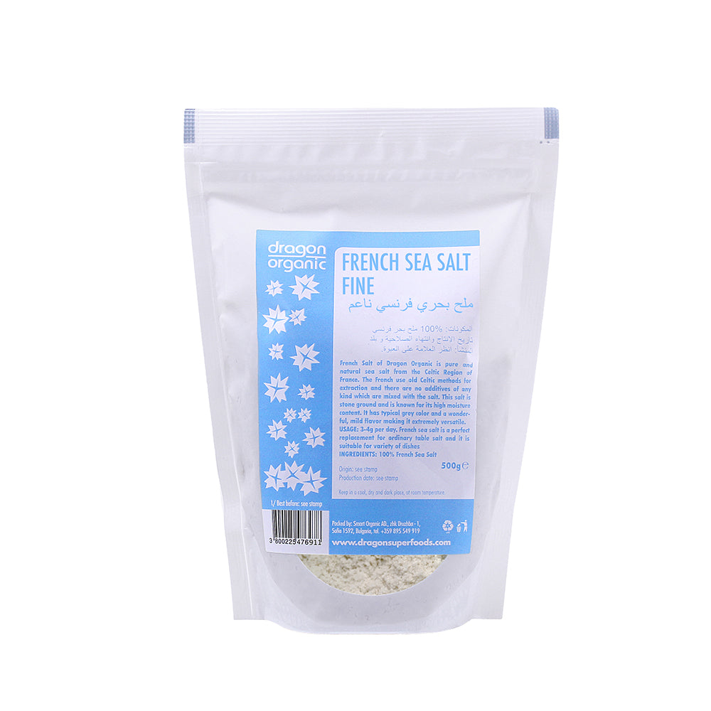 Dragon Superfoods Pure French Sea Salt Fine 500G
