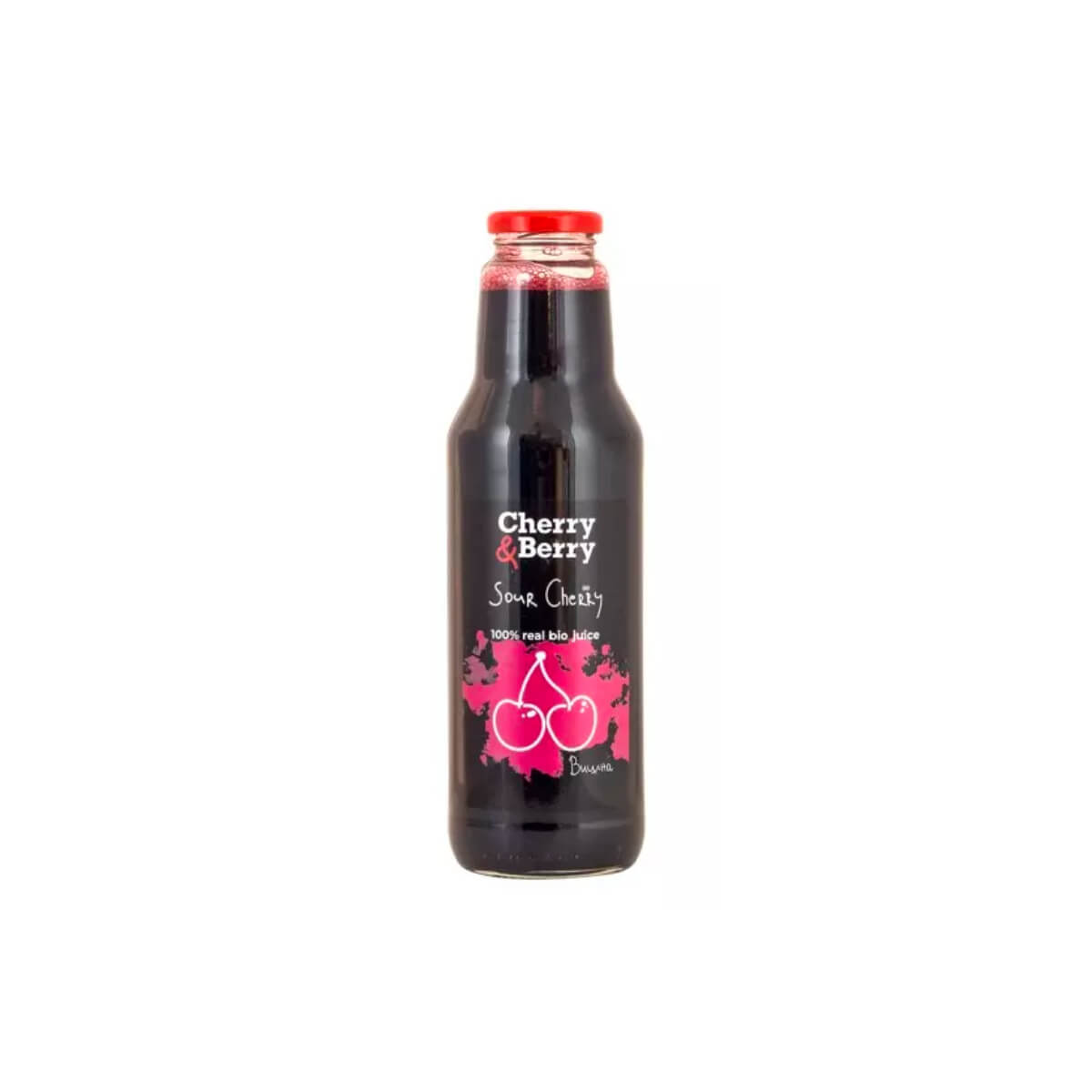 Cherry & Berry 100% Organic Sour Cherry Juice 750ml