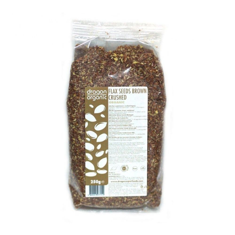 Dragon Superfoods Flax Seeds Crushed 250G
