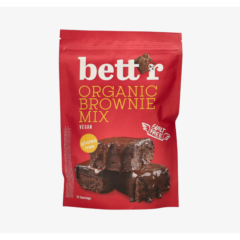 Bett'r Brownie Mix Organic 400gm