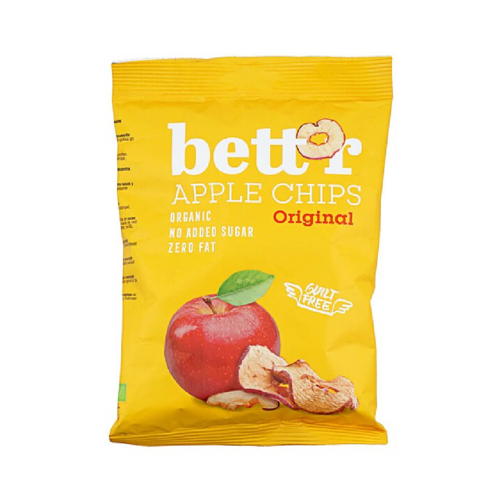 Bett'r Apple Chips Organic 50gm