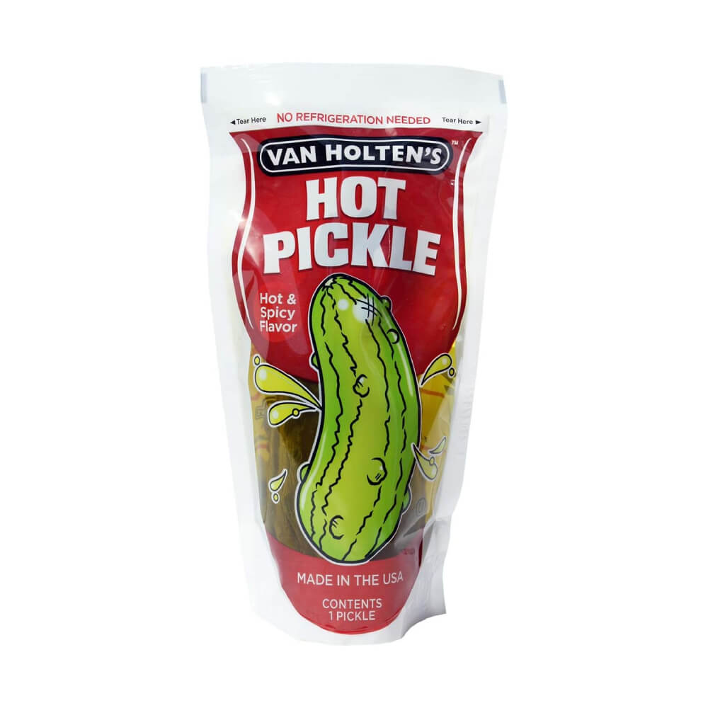 Van Holten'S Jumbo Hot & Spicy Pickle In A Pouch 265gm