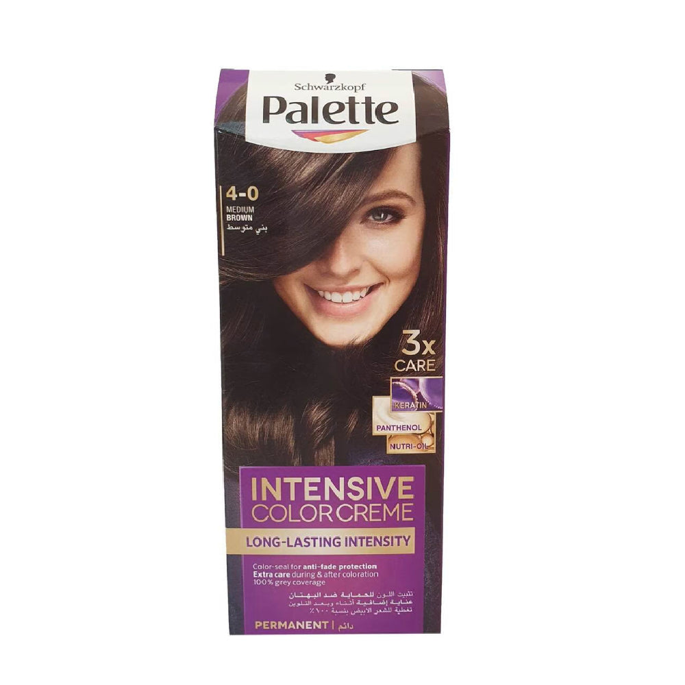 Palette 4-0 Medium Brown Intensive Color Cream