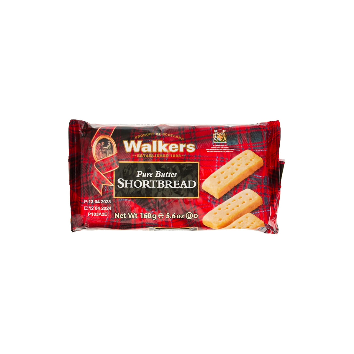 Walkers Pure Butter Shortbread Fingers 160g