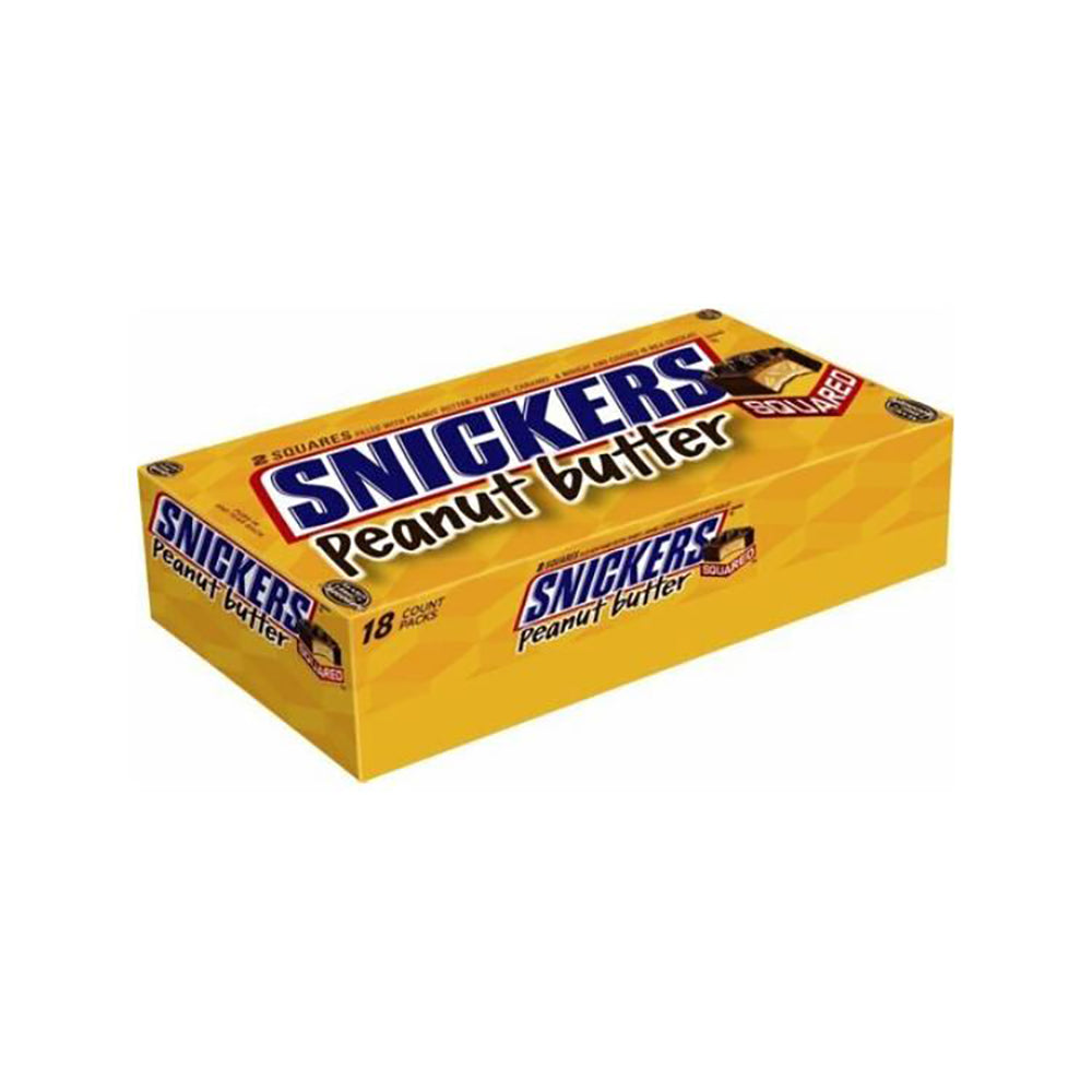 Snickers Chocolate Bar Peanut Butter 50Gx18