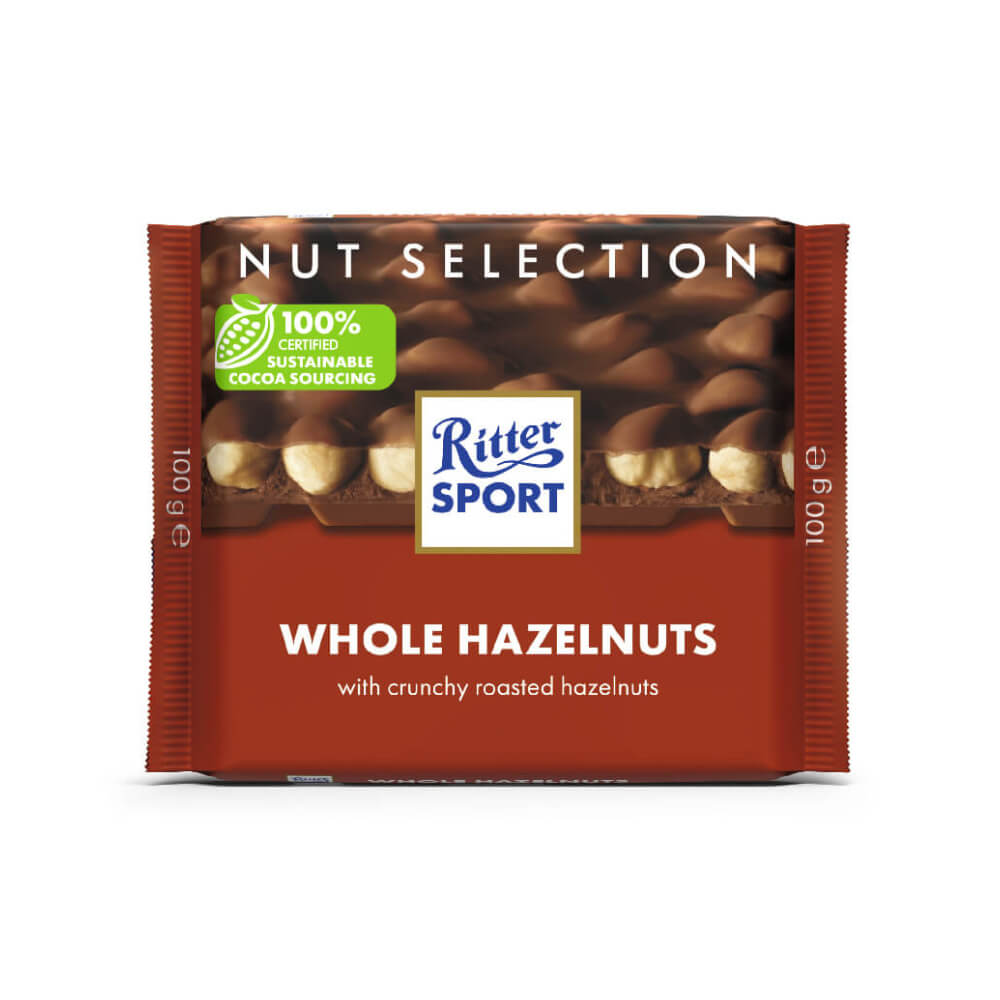 Ritter Sport Whole Hazelnuts 100G