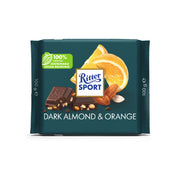 Ritter Sport Dark Chocolate Almond & Orange 100G