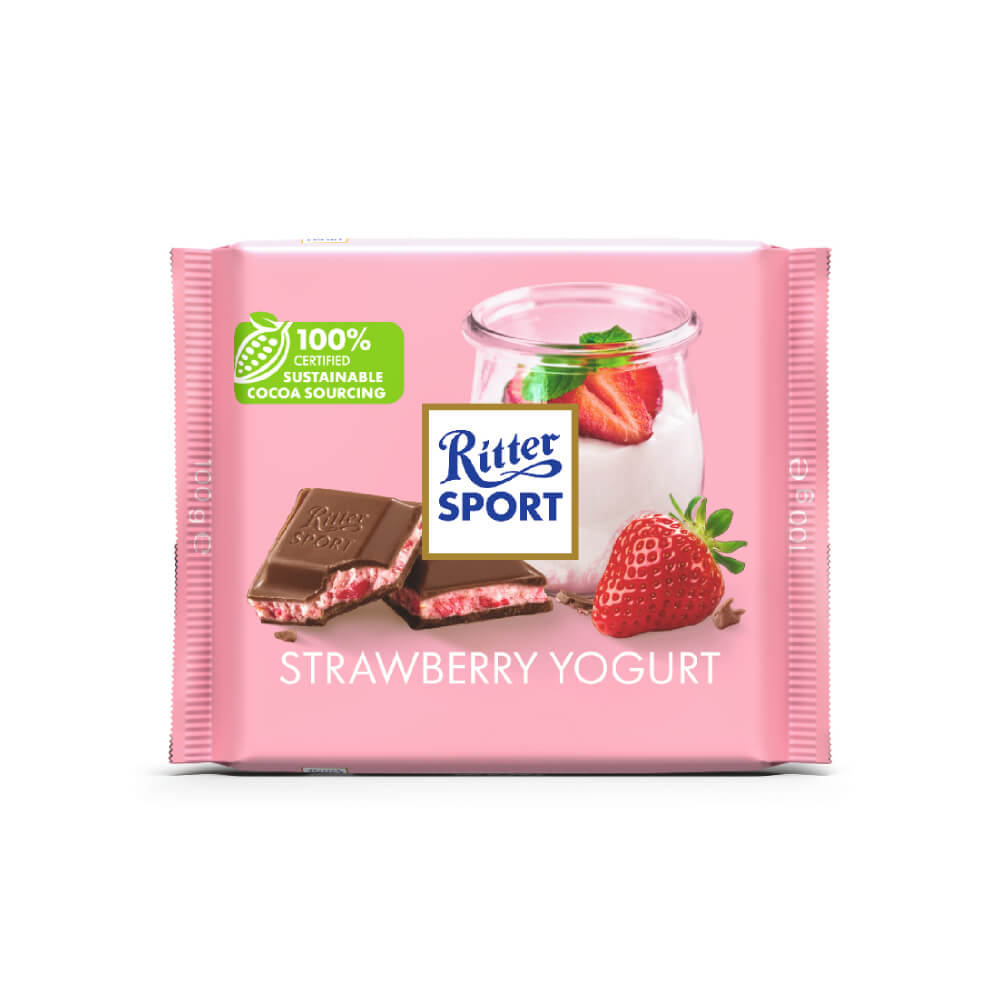 Ritter Sport Strawberry Yogurt 100G