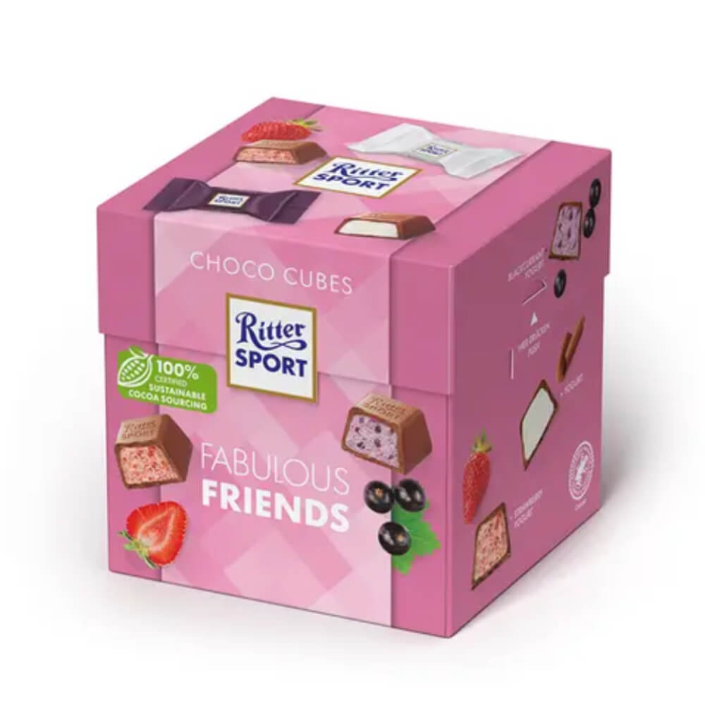 Ritter Sport Choco Cubes Fabulous Friends Chocolate 176gm