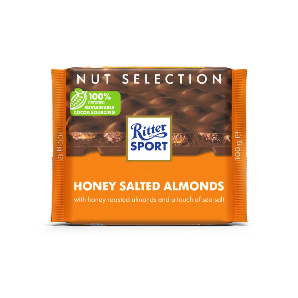 Ritter Sport Honey Salted Almonds 100G