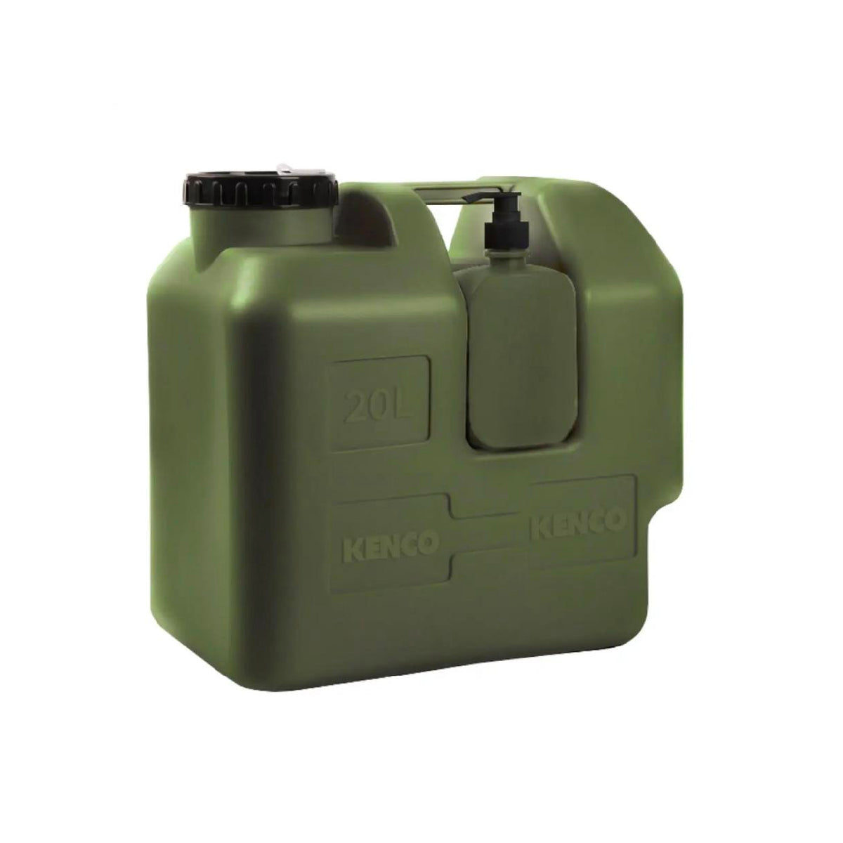 Kenco Portable Camping Water Can With Soap Dispenser 20 Liter