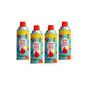 Flame On Butane Gas Cartridge 4 Pieces