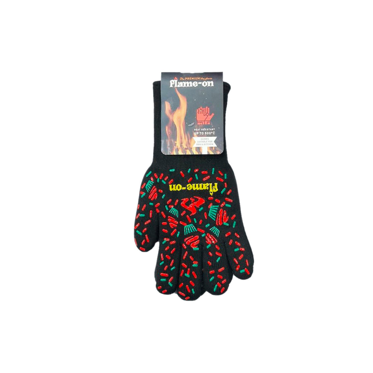 Flame On Heat Resistant Barbecue Gloves