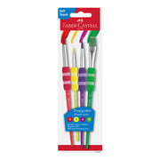 Faber-Castell Grip Paint Brushes Round 4Pc
