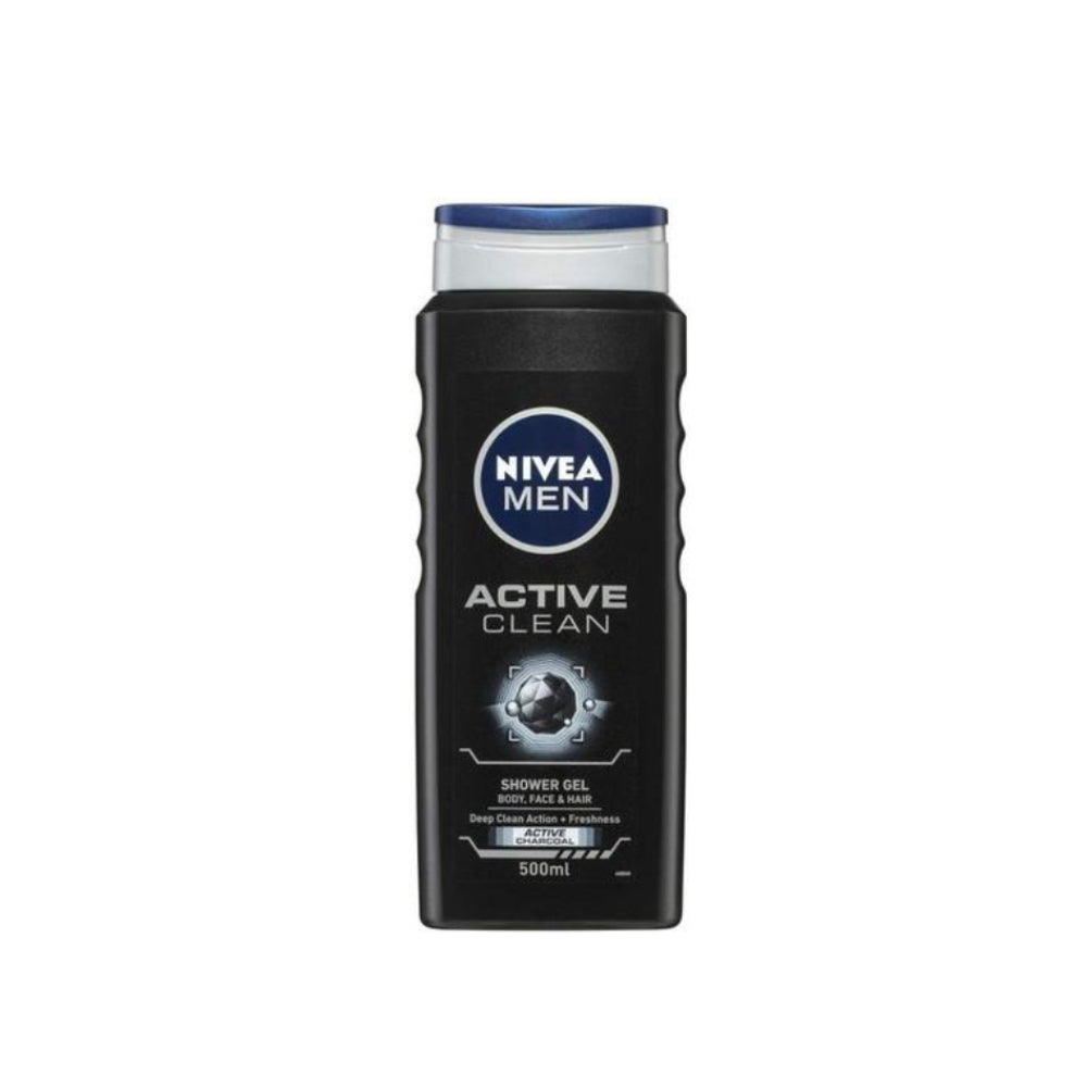 Nivea Men Shower Gel Active Clean 500ml