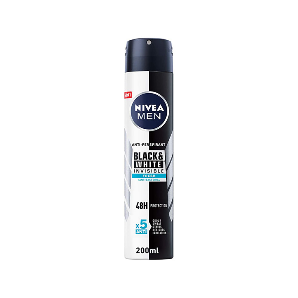 Nivea Deo Men Spray Invisible B&W Fresh 200ml