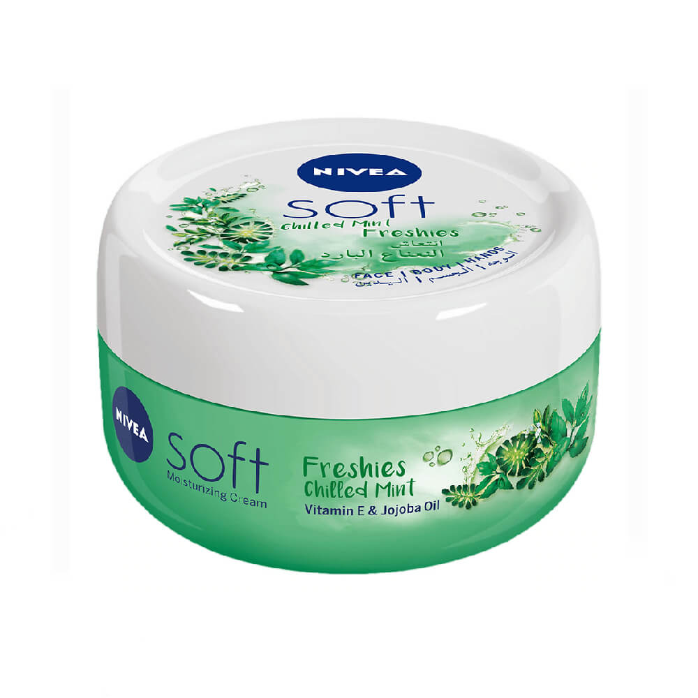 Nivea Soft M/Cream Chilled Mint Freshies 100ml