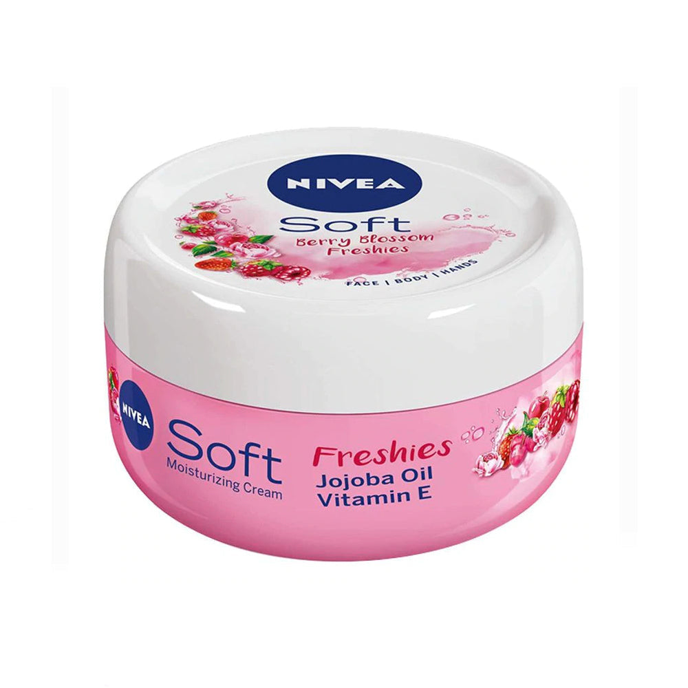 Nivea Soft M/Cream Berry Blossom Freshies 100ml
