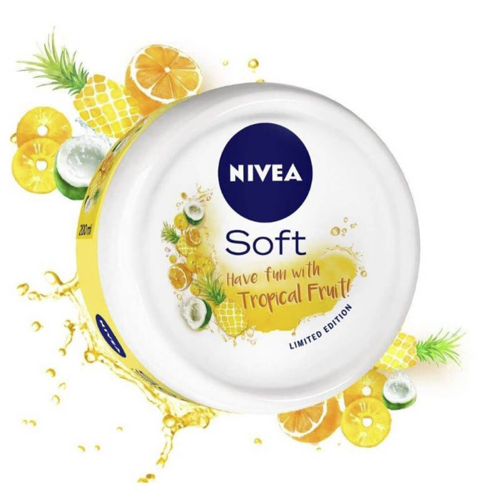 Nivea Soft M/Cream Tropical Fruit Freshies 100ml