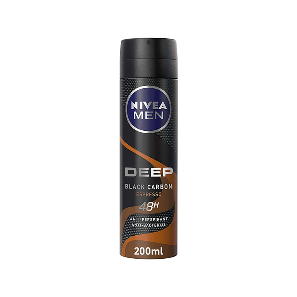 Nivea Deo Men Spray Deep Black Carbon 200ml