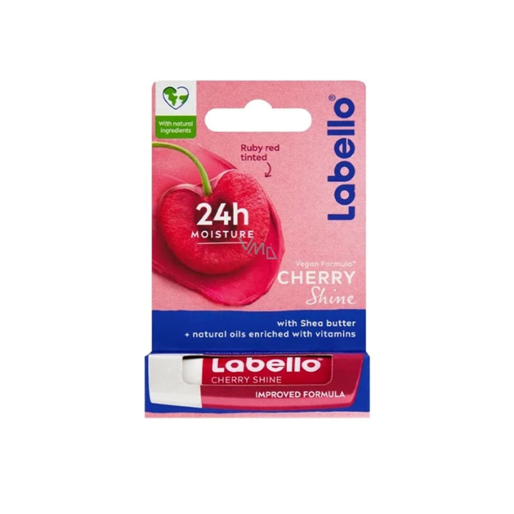 Labello Cherry Shine Lip Care Balm 4.8gm