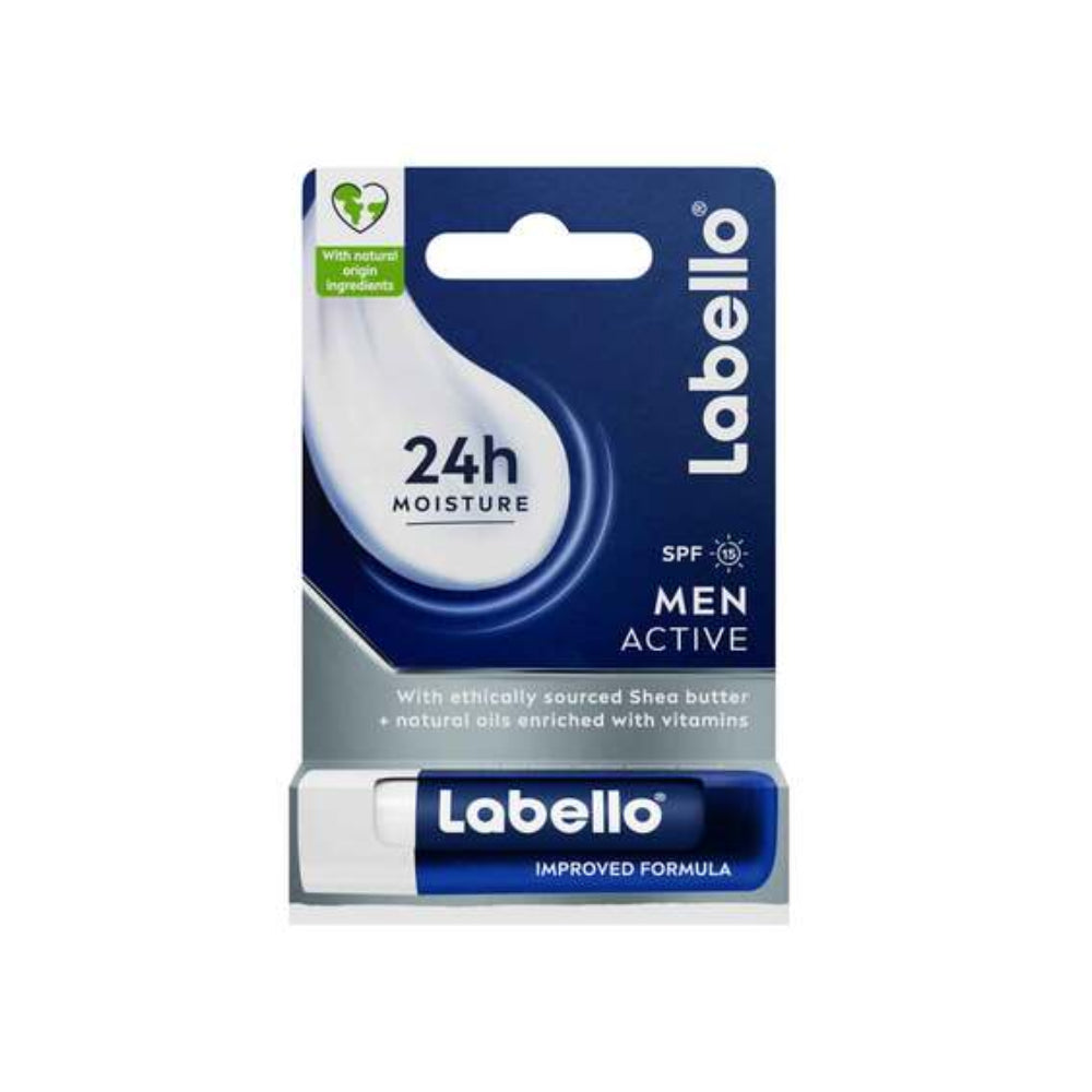 Labello Men Active Lip Care Balm SPF15 4.8gm