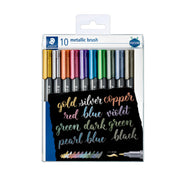 Staedtler Metallic Marker Brush 10s