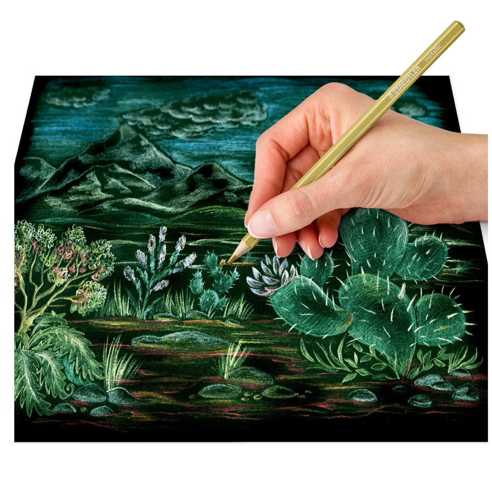 Staedtler Metallic Coloured Pencil 146M 12s