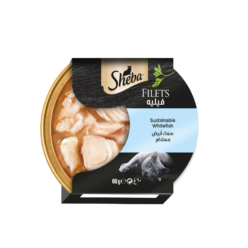 Sheba Fillets Sustainable Whitefish 60gm