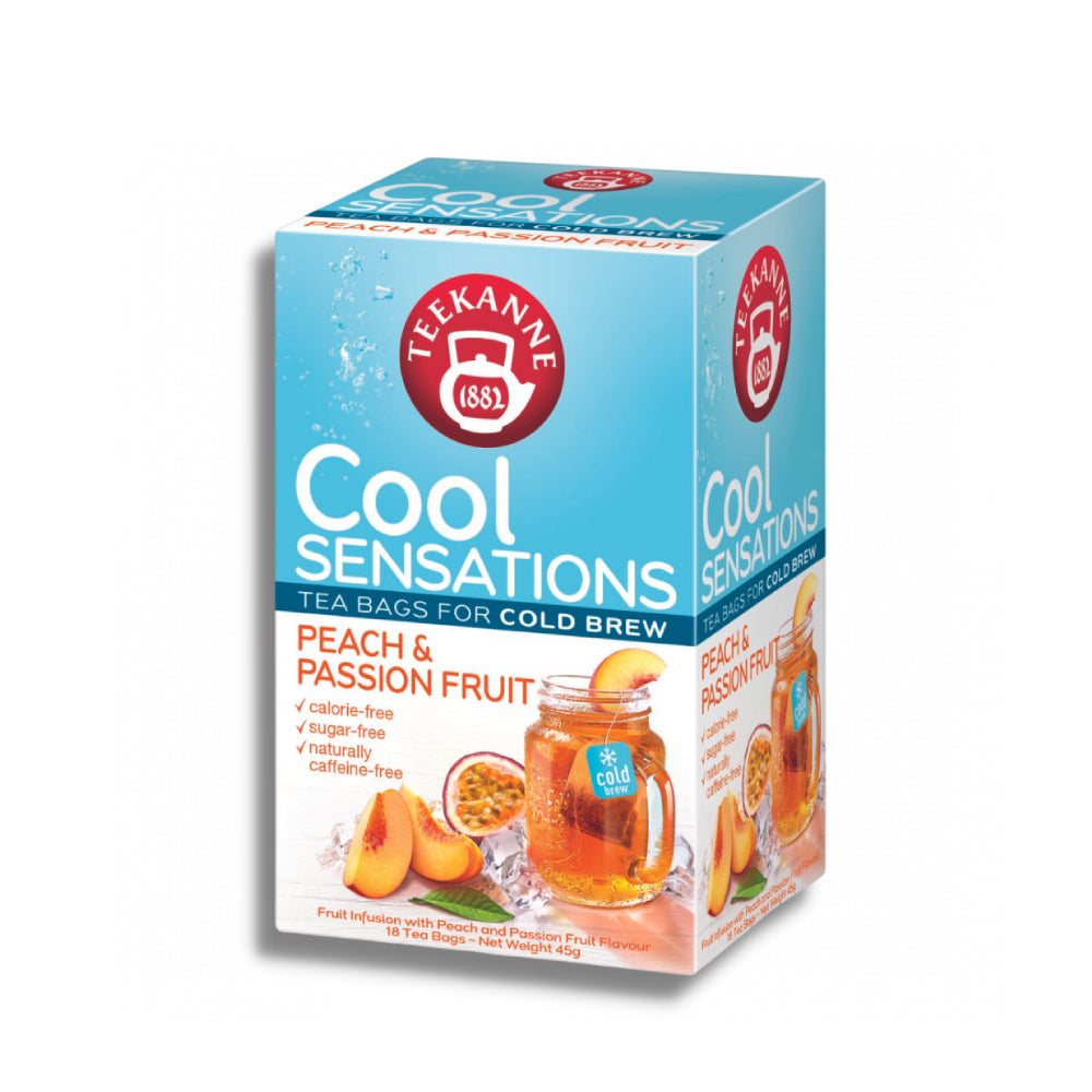 Teekanne Cool Sensations Peach & Passion Fruit Tea Bags 18x2.5gm