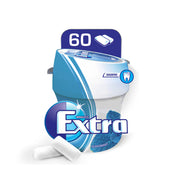 Wrigley's Extra Peppermint Chewing Gum Bottle 60's