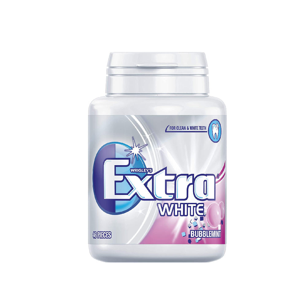 Wrigley's Extra Chewing Gum Bottle Bubblemint 64gm