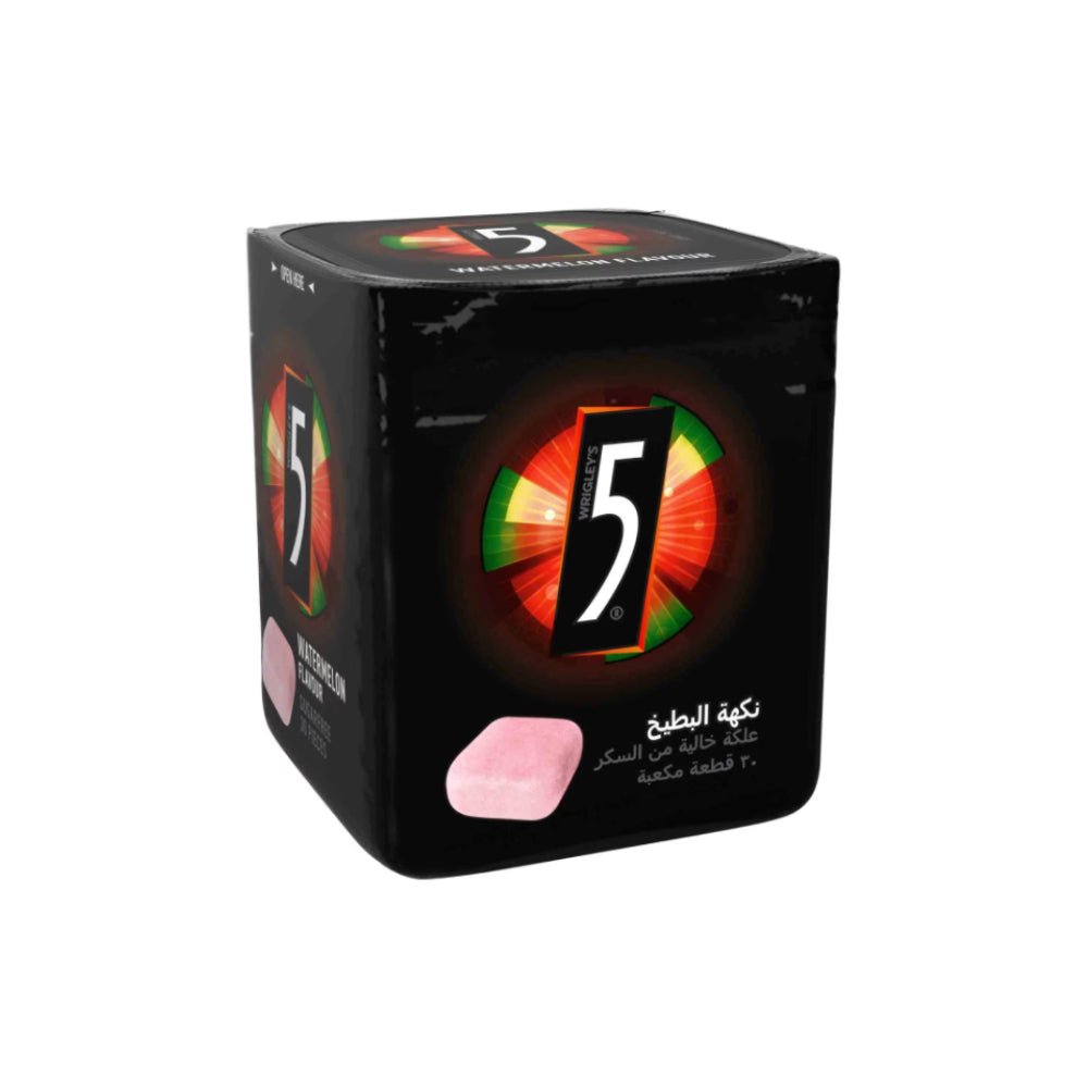 Wrigley's 5 Watermelon Flavour Chewing Gums Sugar Free 69gm