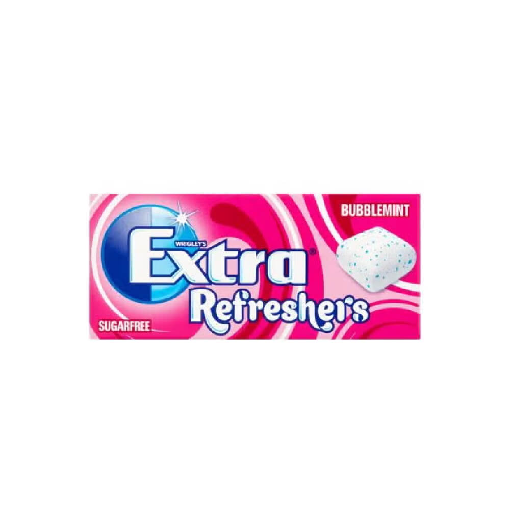 Wrigley's Extra Refreshers Bubblemint Chew Gum Sugar Free 15.6gm