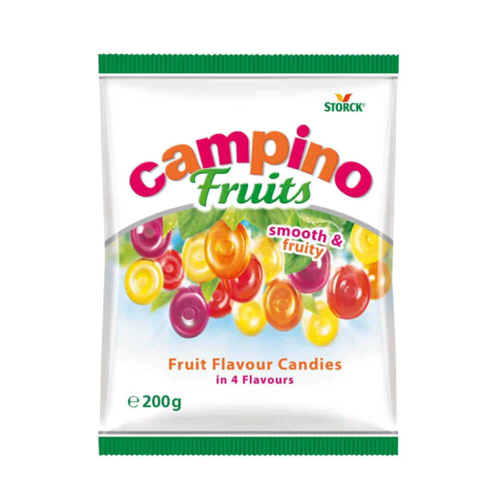 Storck Campino Campino Fruits Smooth And Fruits Flavoured Candies 200gm
