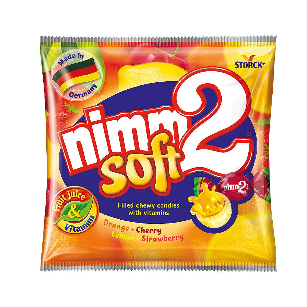 Storck Nimm2 Soft Filled Chewy Candies With Vitamins 116gm