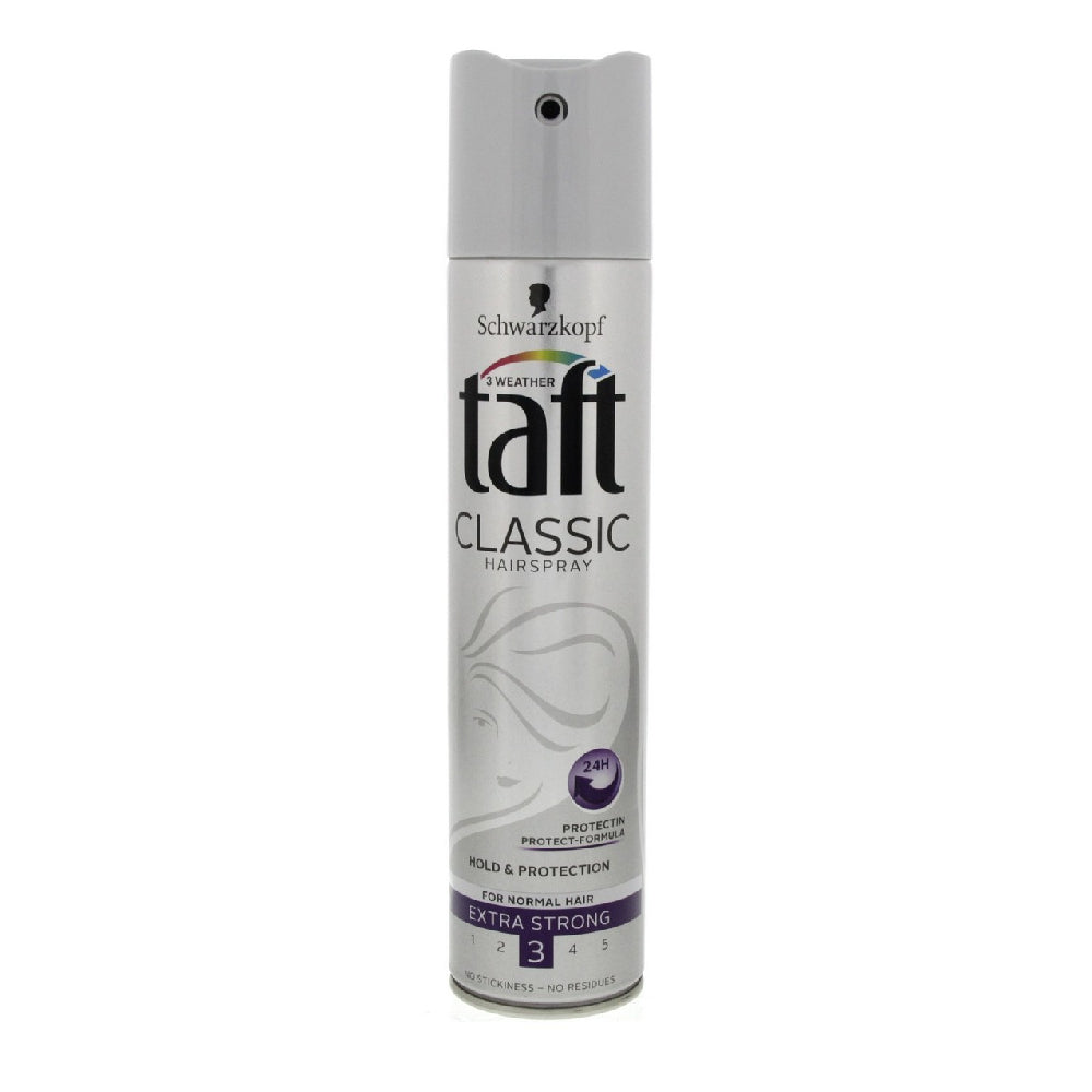 Taft Hair Spray Extra Strong Silver 250ml
