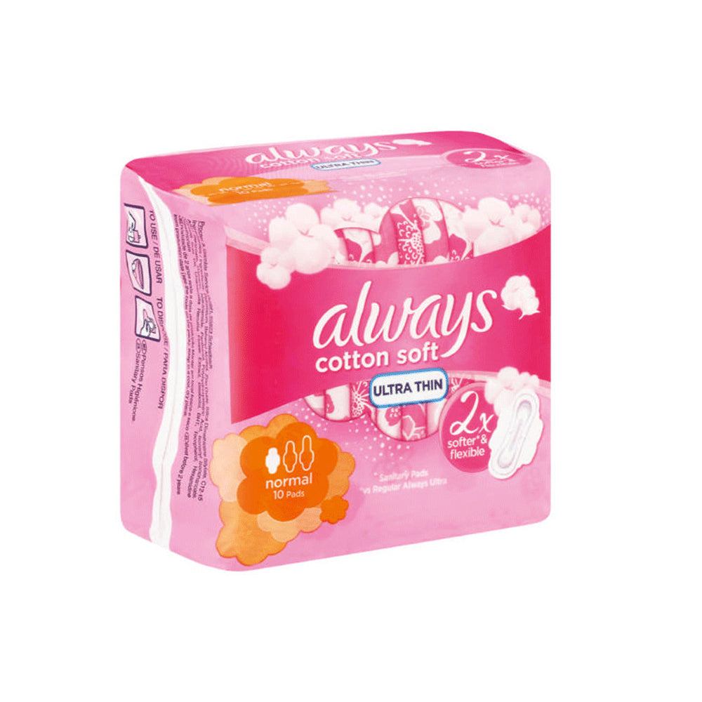 Always Cotton Ultra Normal 10's