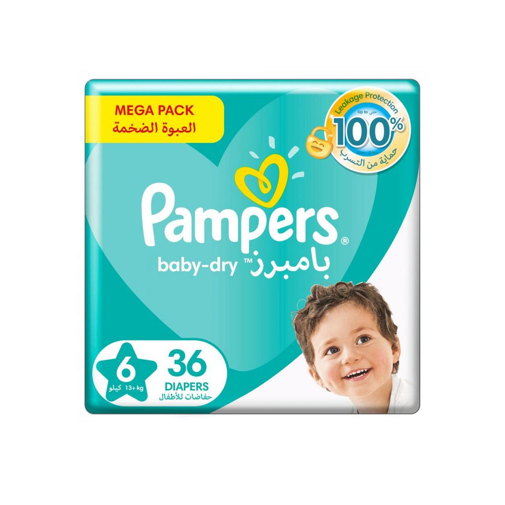 Pampers Baby-Dry Jumbo Pack XXL S6 36's