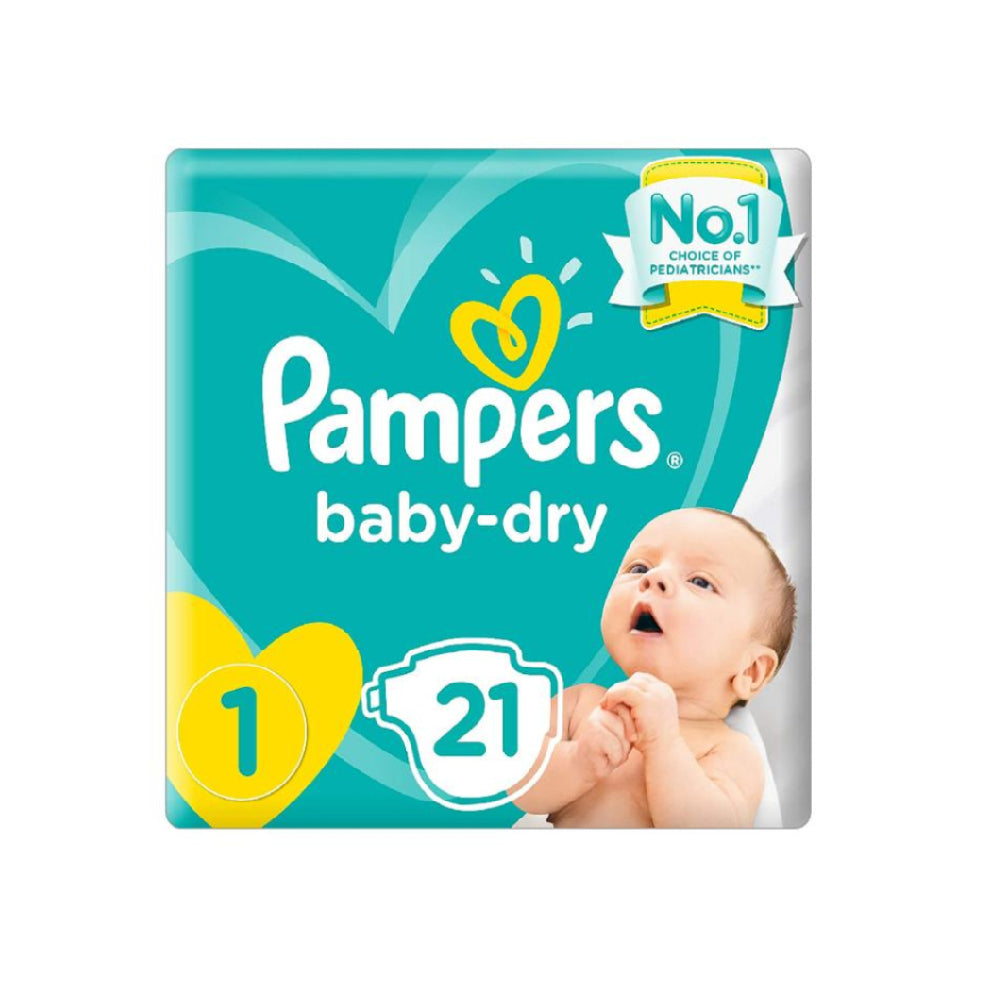Pampers New Baby-Dry Diapers S1 21's